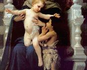 圣母、婴儿耶稣和施洗者圣约翰 - 威廉·阿道夫·布格罗
